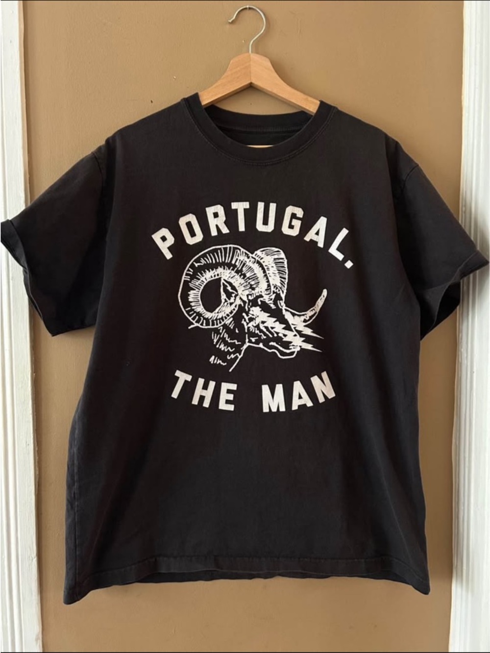Portugal the Man Graphic Crewneck T-Shirt - Black L